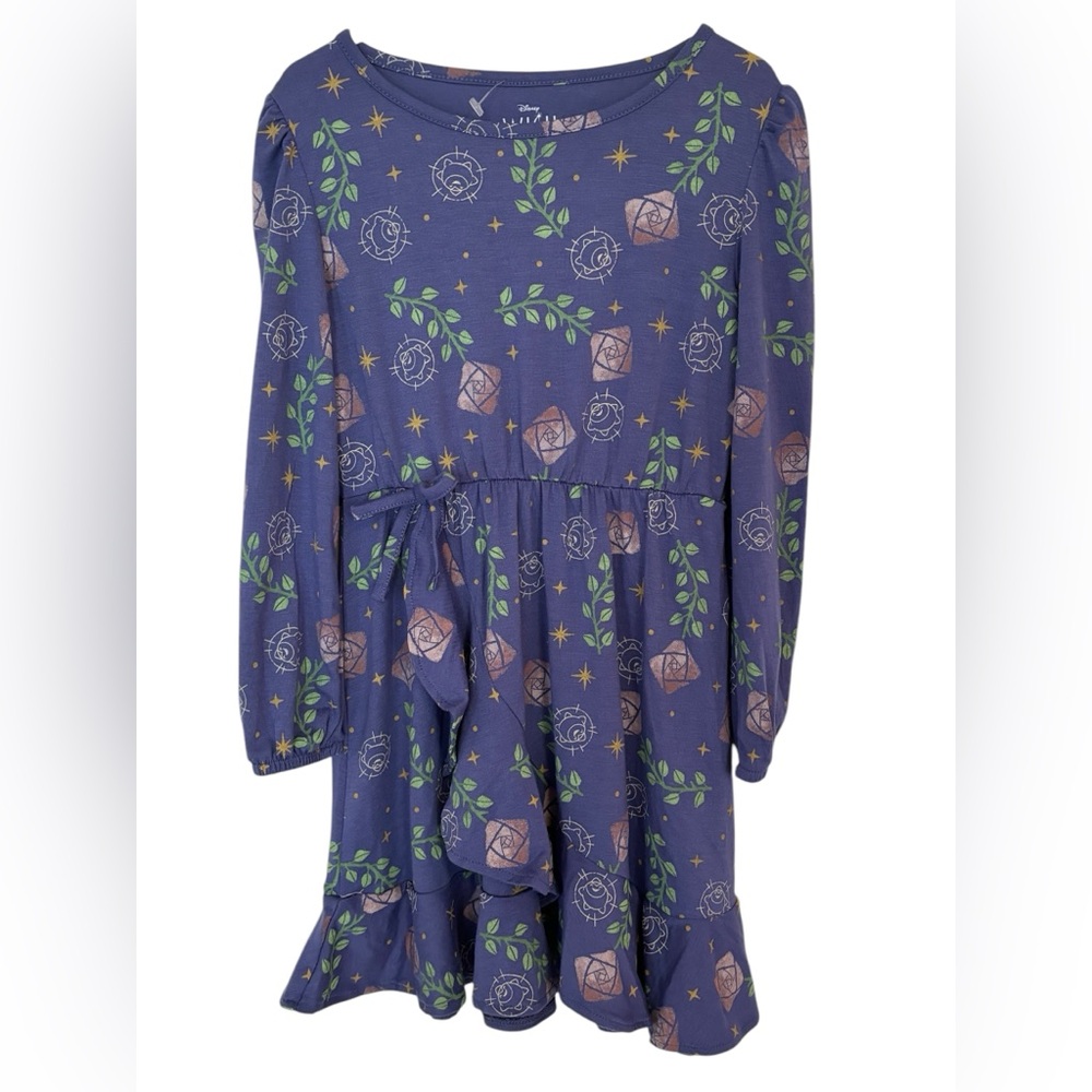 🆕 Disney Girls Wish Ruffle Dress Size 4/5 NWOT